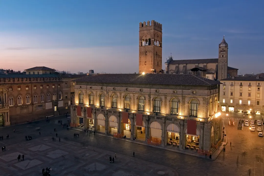 Europa Italien Bologna Piazza Maggiore Piazza Maggiore bei einer Bologna Reise entdecken