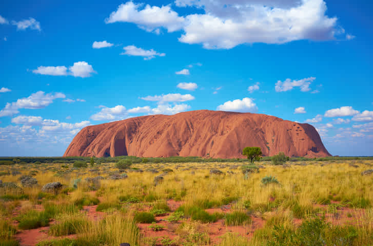 Bezoek de plaats van de beroemde Ayers Rock of Uluru tijdens uw rondreis door Australië.
