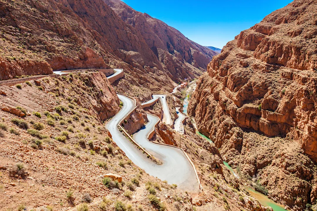 Dades Schlucht in Marokko.