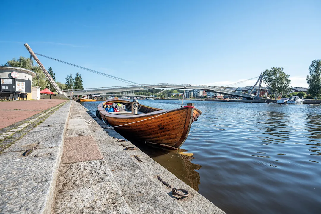 Porvoo, Farbbild, Fluss, Flussufer, Fotografie

