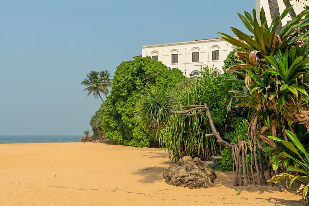 Meeresstrand des Mount Lavinia in der Nähe Colombo, , Sri Lanka