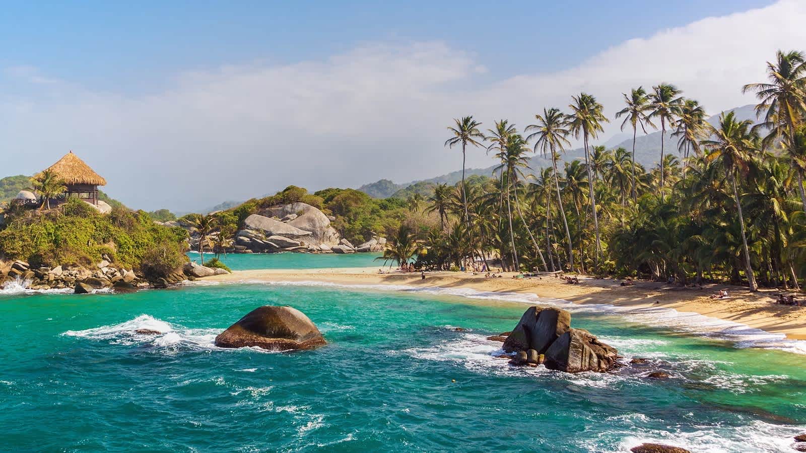 The Tayrona National Park in Colombia