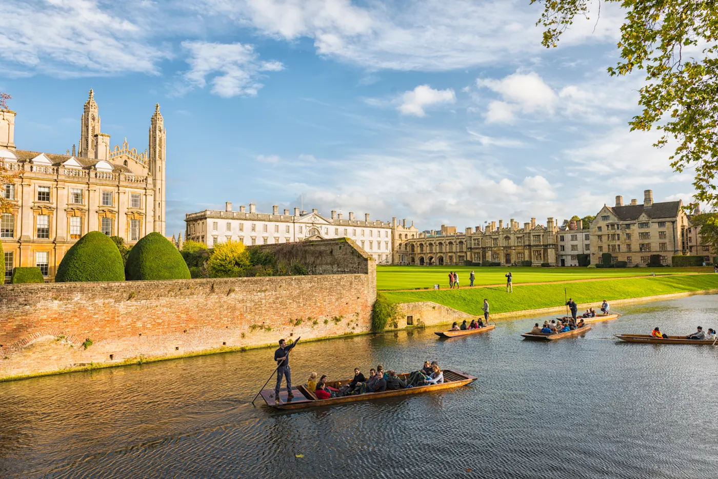 Blick auf Cambridge in England