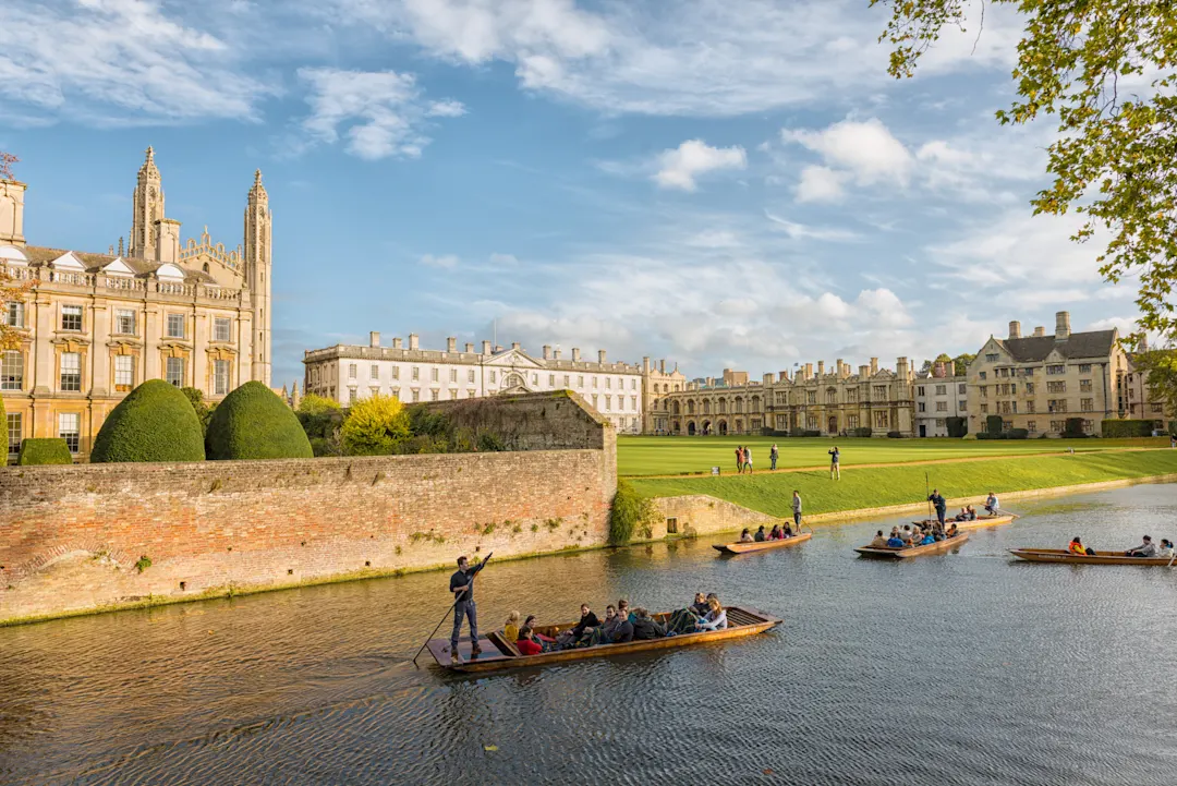 Blick auf Cambridge in England