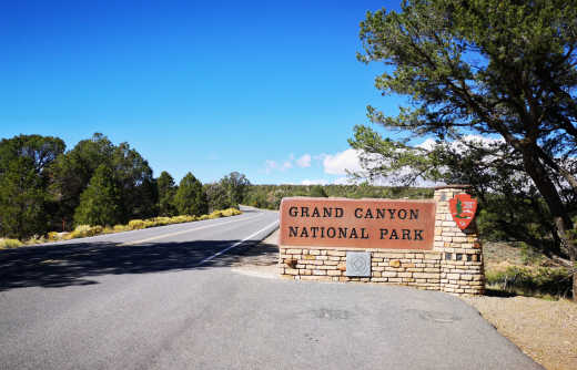 Hermit Road in Arizona - bei einem Urlaub am Grand Canyon mit Tourlane zu durchfahren.