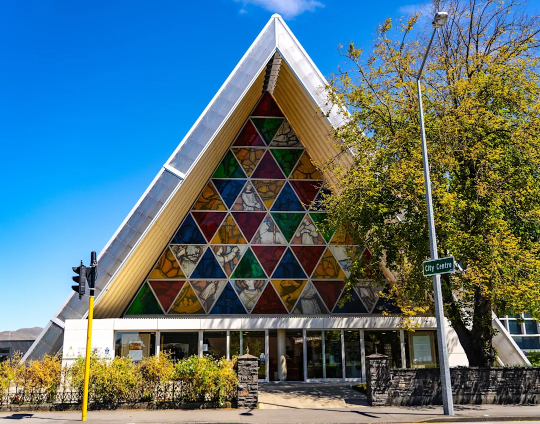Ozeanien Neuseeland Christchurch Cardboard Cathedral Christchurch Cardboard Cathedral