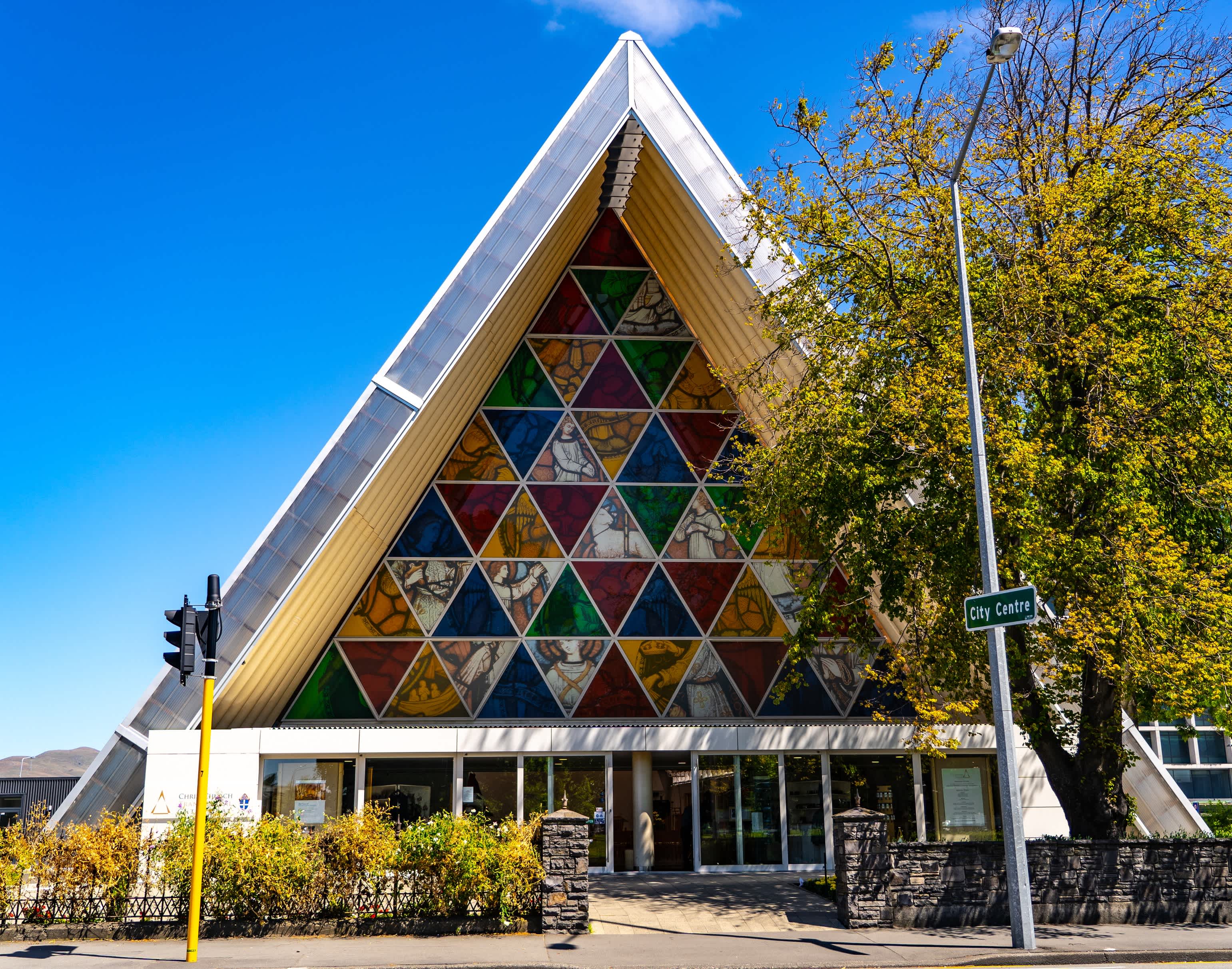 Cardboard Cathedral in Christchurch, New Zealand.