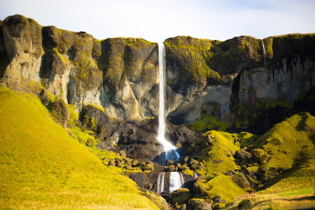 Wasserfall, Kálfafell, in Ostisland.