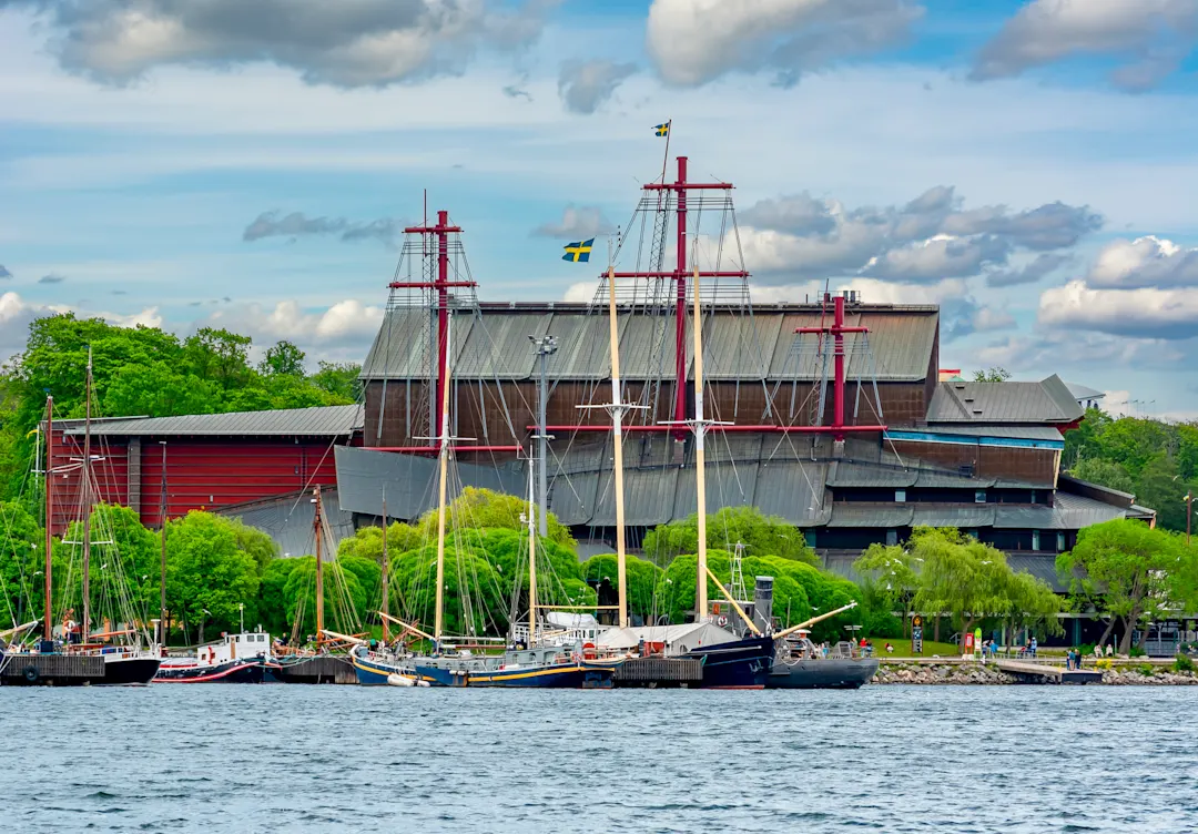 Museum, Stockholm, Schiff, Schweden, Im Freien Museum, Stockholm, Schiff, Schweden, Im Freien