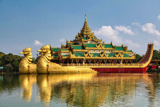 Kandawgyi-See - ein Muss bei einer Reise nach Yangon