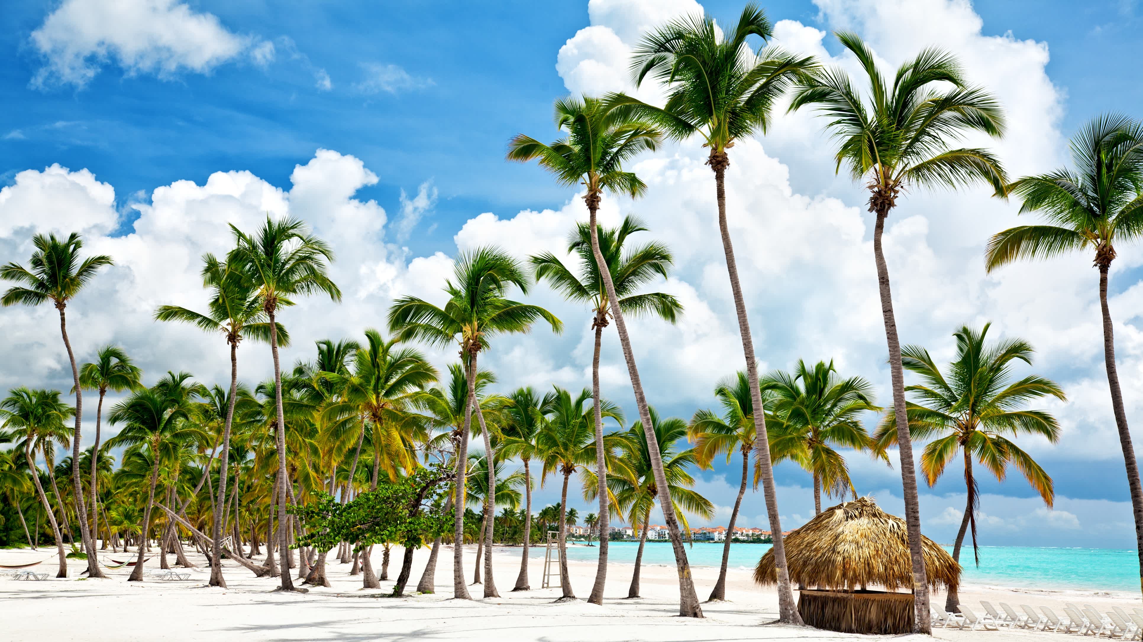 Détendez-vous sur des plages paradisiaques pendant votre voyage en République Dominicaine comme la plage de Cap Cana.