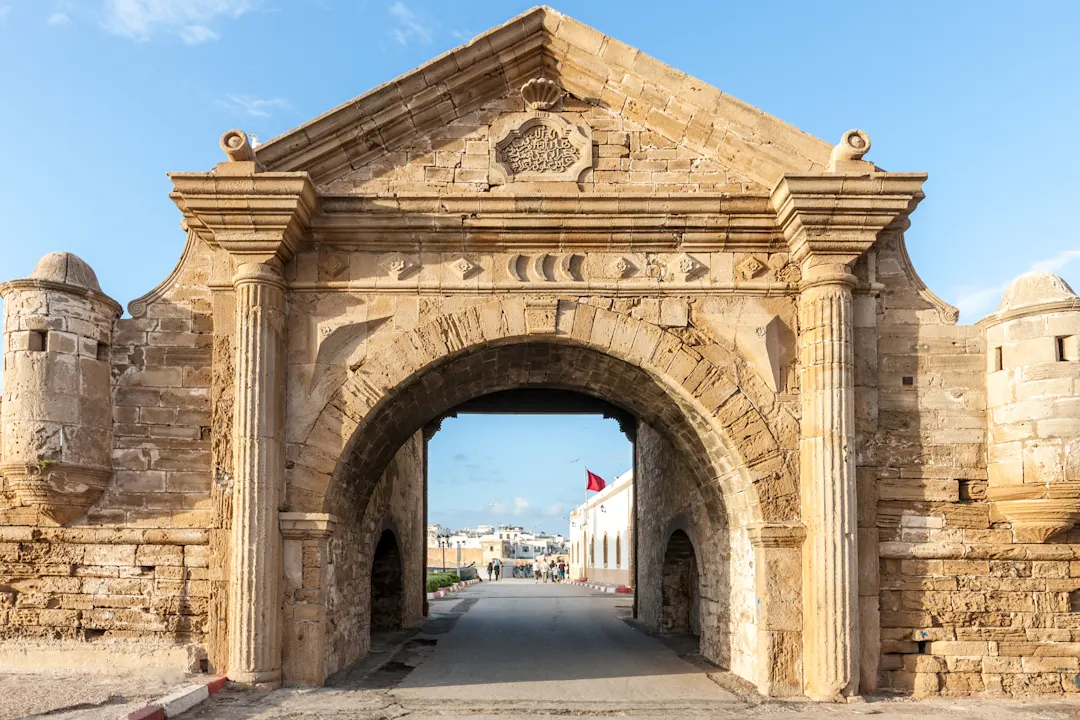 Afrika Marokko Essaouira Medina Gate Das Haupttor der Medina
