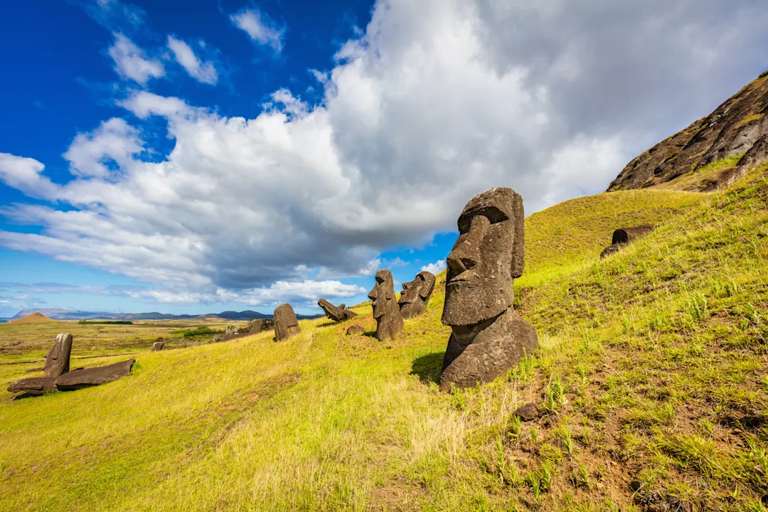 Rapa Nui Rano Raraku Moai Statuen Osterinsel

