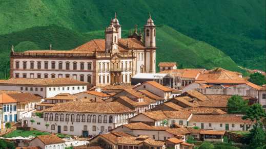 Ouro Preto in Minas Gerais, Brasilien