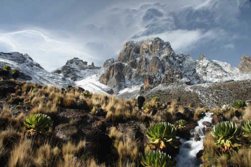 Mount Kenya - Bergmassiv in Kenia