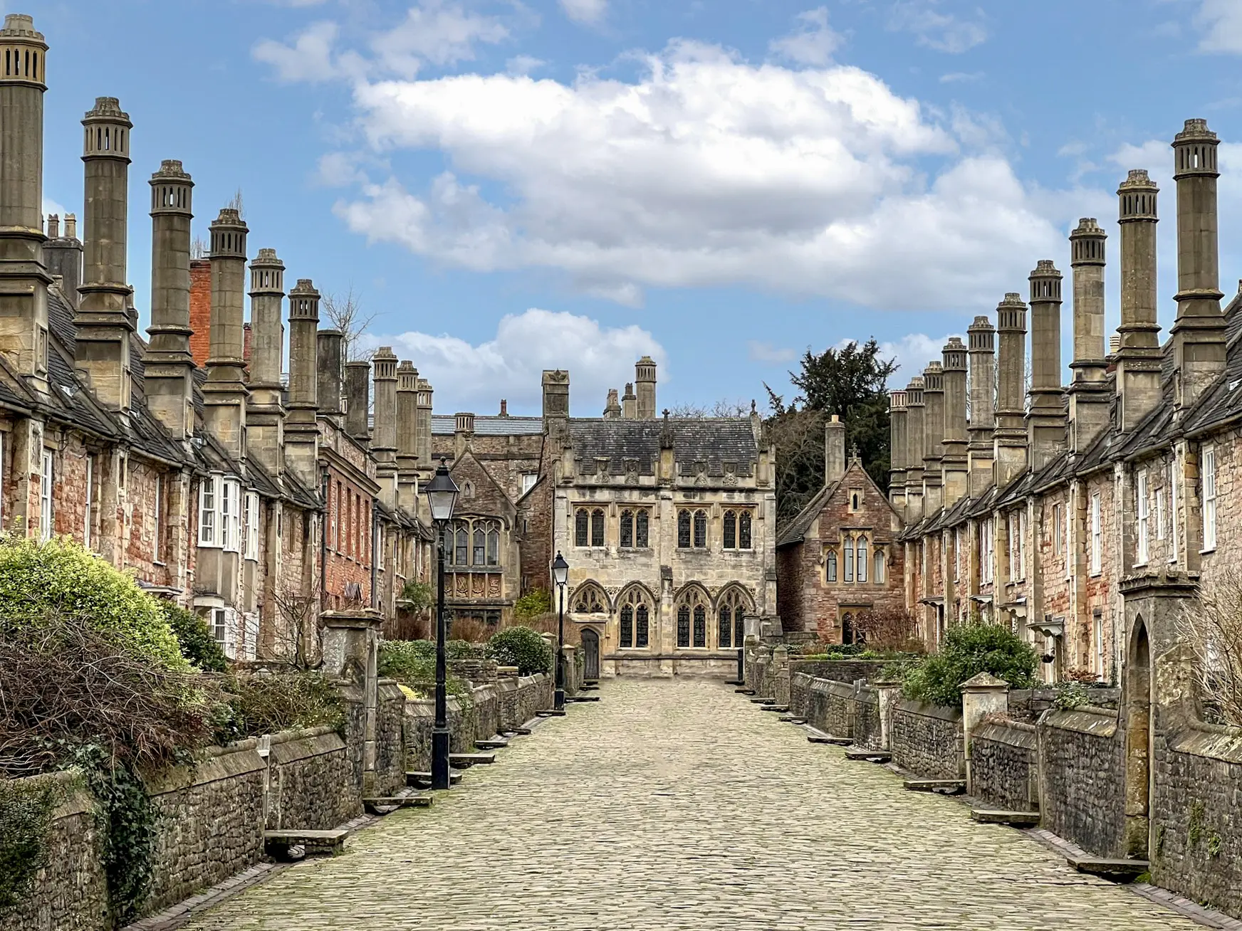 Vicars Close in Wells, Somerset, England. 