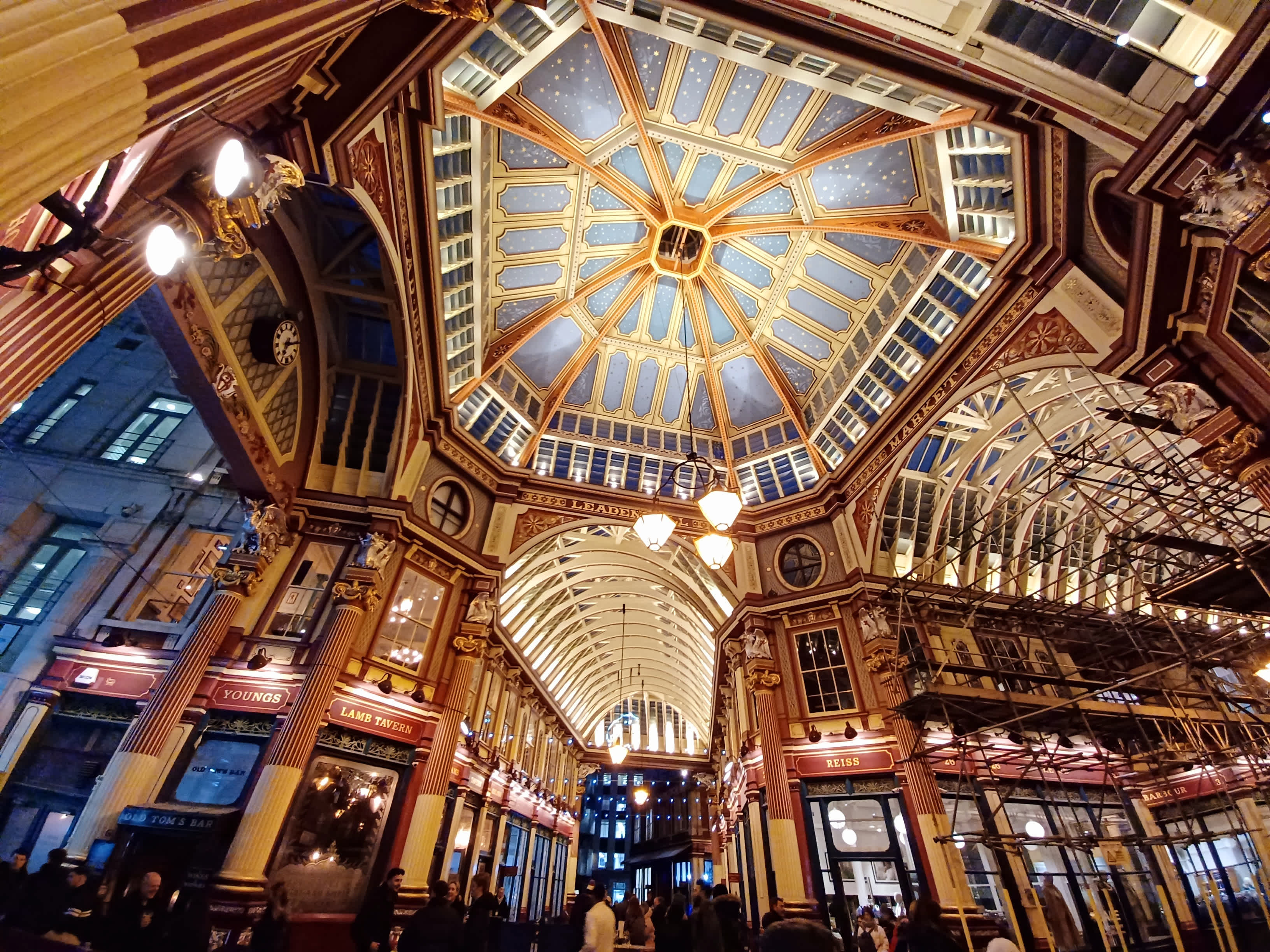 Leadenhall Market, die als Winkgelgasse dient, als Sinnbild für eine Harry-Pooter-Reise