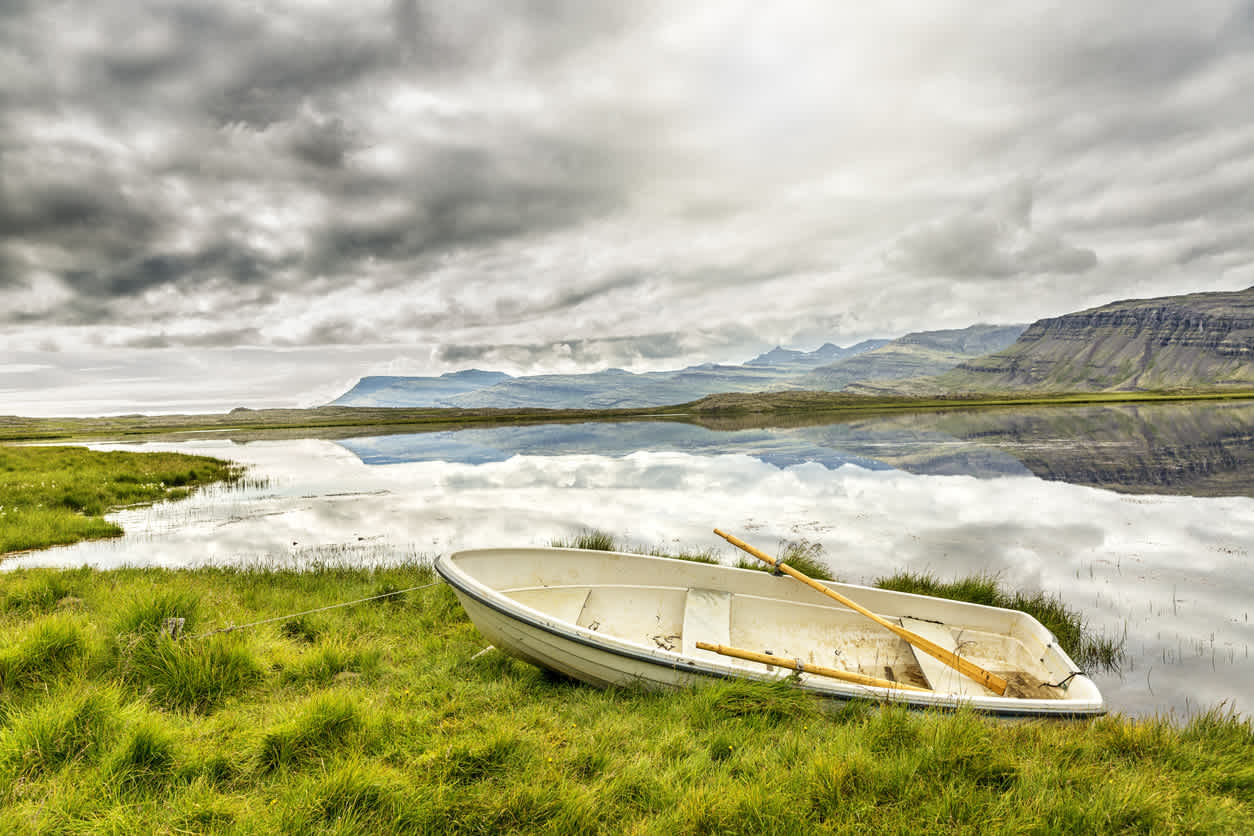 Egilsstaðir en Islande, la plus grande ville de l'est de l'île