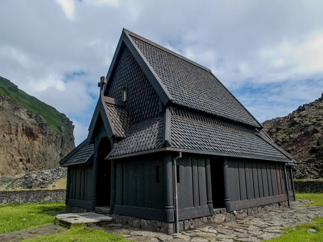 Island, Heimaey, Stafkirkjan Phot de l'église Stafkirkjan, à Heimaey en Islande