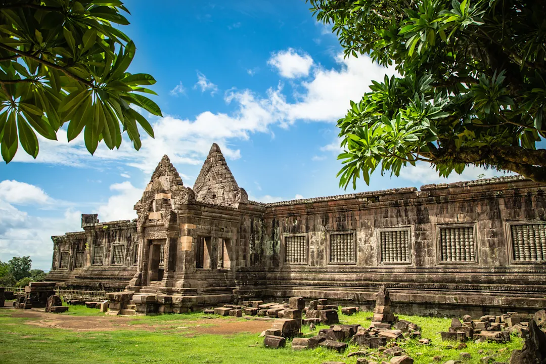 Laos, plateau des Bolovens, Champassak, Wat Phu Temple Wat Phu à Champassak