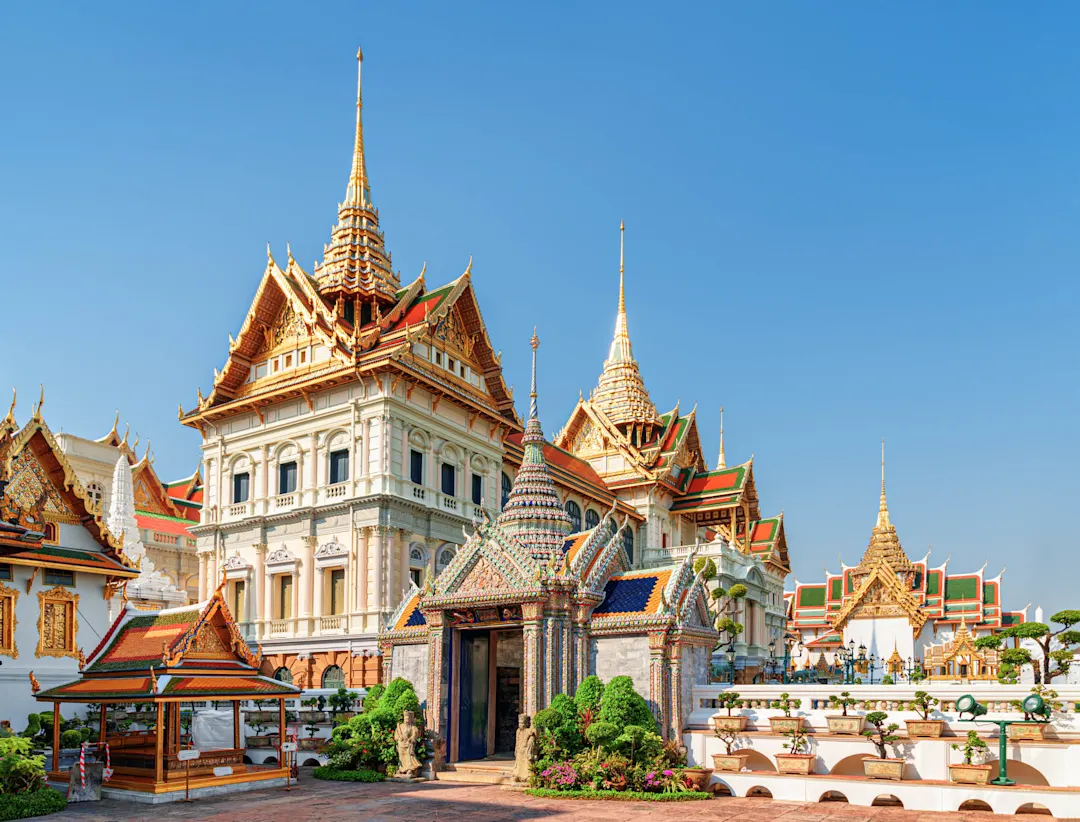 Fantastischer Blick auf den Großen Palast in Bangkok, Thailand