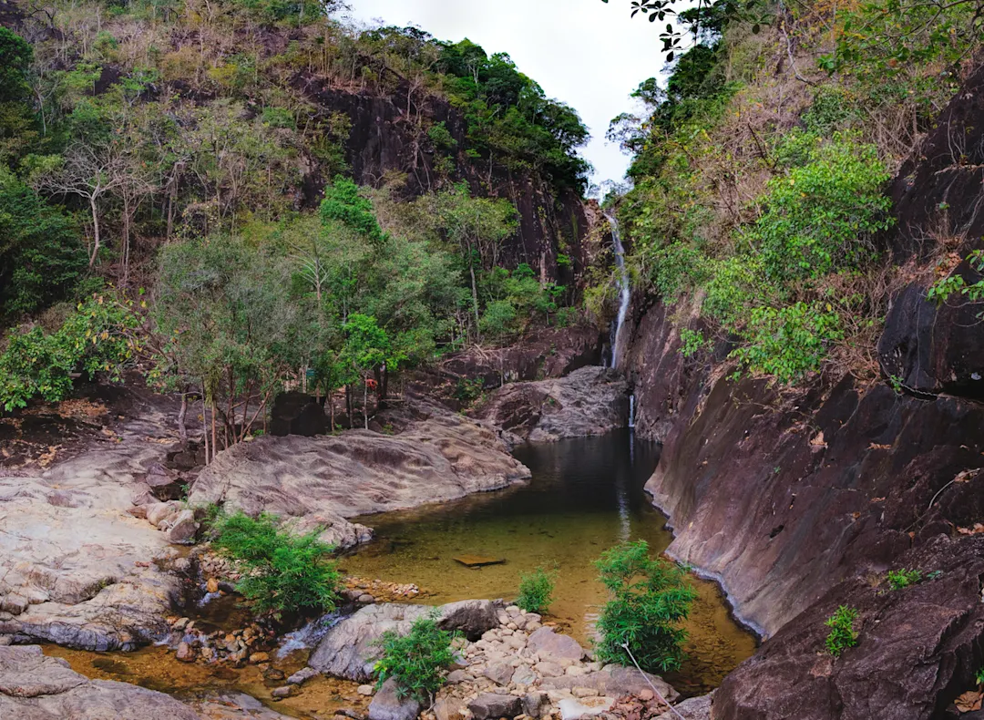 Thailand, Koh Chang, Khlong Phlu Khlong Phlu Wasserfall, Insel Chang, Thailand