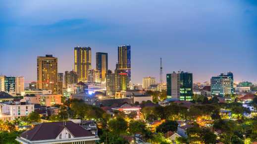 Aufnahme der Stadt Surabaya