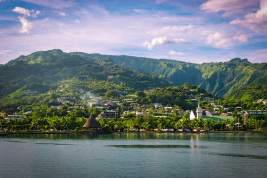 Papeete, located on the island of Tahiti, is the capital city of French Polynesia