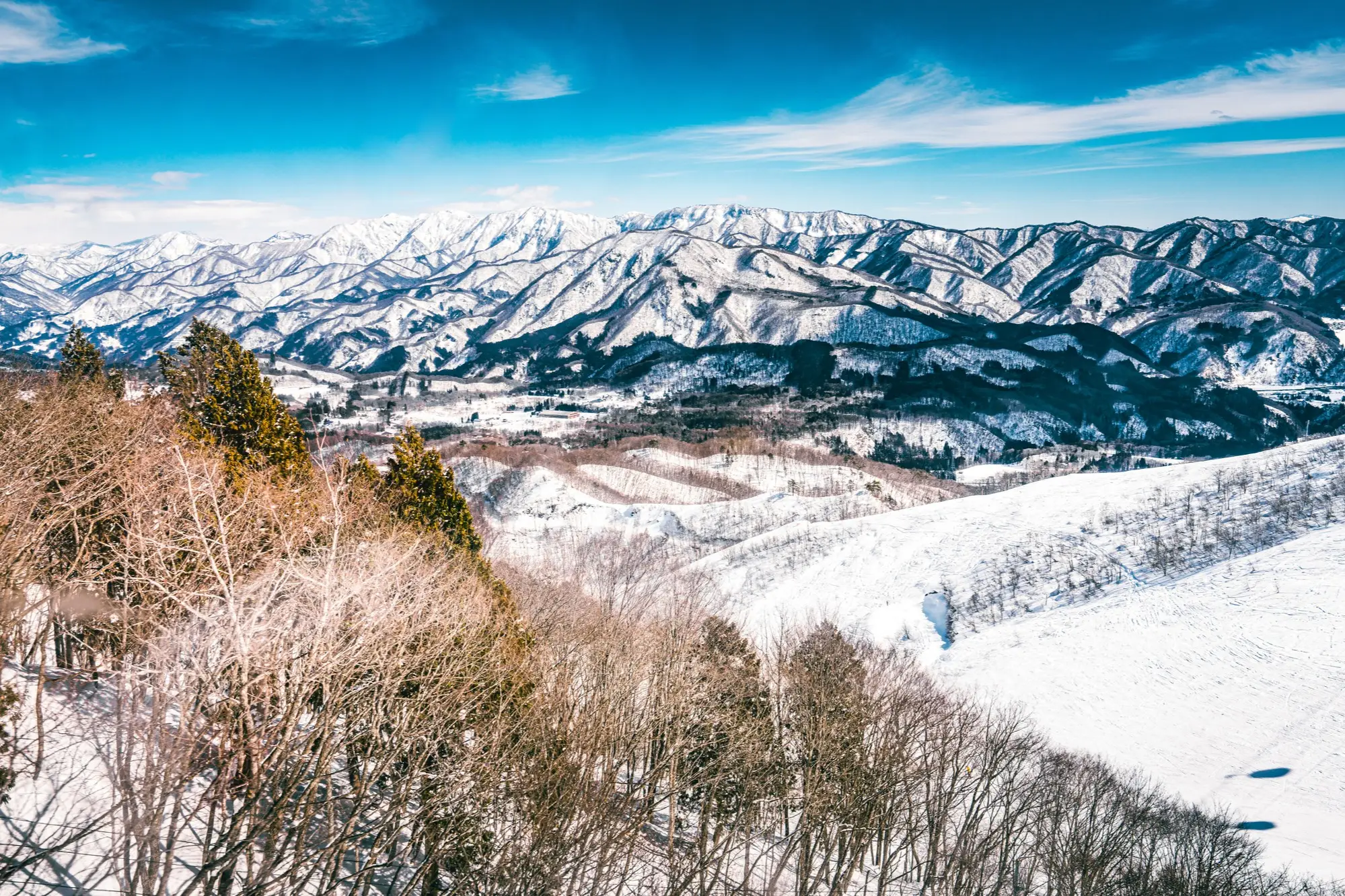 Japon, Alpes Japonaises Alpes japonaises enneigéés