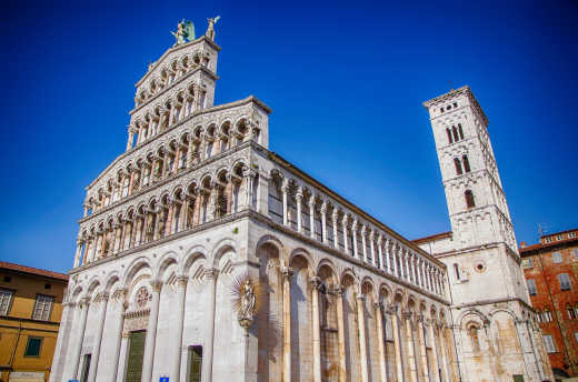 Chiesa di San Michele in Foro St Michael römisch-katholische Kirche Basilika in Lucca Toskana, Italien