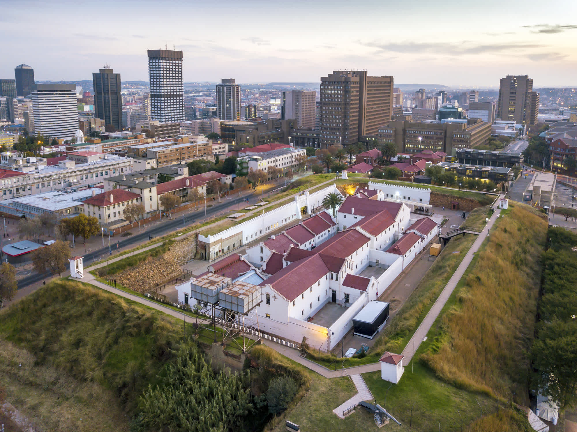 Geschichtsträchtiger Ort, an dem sich Vergangenheit und Zukunft von Johannesburg verbinden.