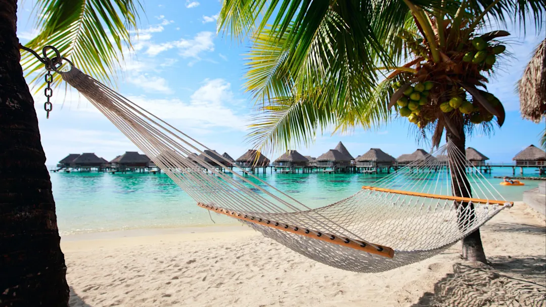Franzoesisch Polynesien Moorea Strände Die üppig bewachsene Insel Moorea bietet den einzigartigen Aspekt, dass es sowohl weiße als auch schwarze Sandstrände gibt, die beide gleichermaßen wunderschön und tropisch sind.