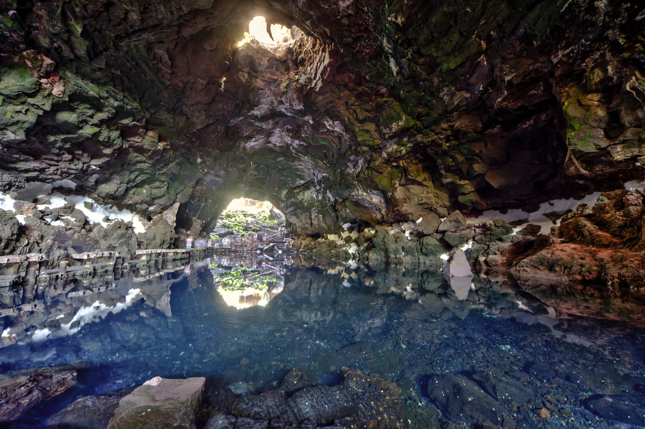 Aufnahme der Jameos del Agua auf Lanzerote