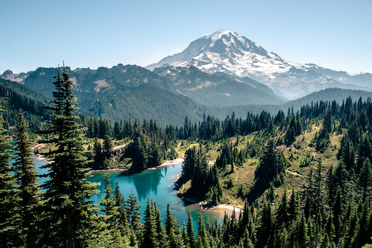 Plan some incredible hikes on the various Washington Mountains like Mt. Rainier during your Washington Tour.