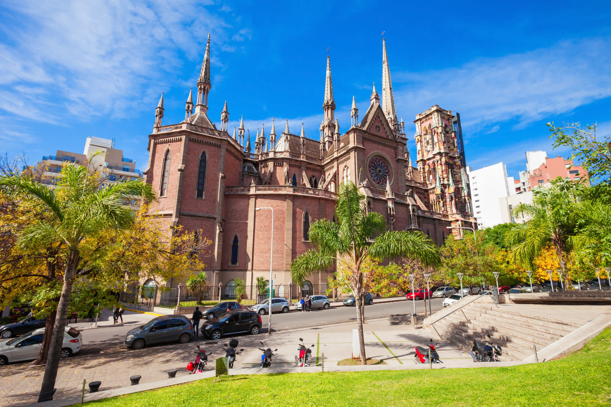 Blick auf der Kapuzinerkirche in Cordoba, Argentinien. 