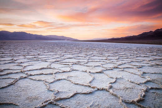 Badwater, point le plus bas en Amérique du Nord, à Death Valley en Californie