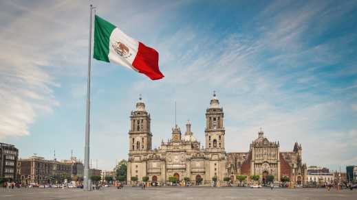 Zocalo Square und Mexico City Cathedral-Mexiko-Stadt, Mexiko