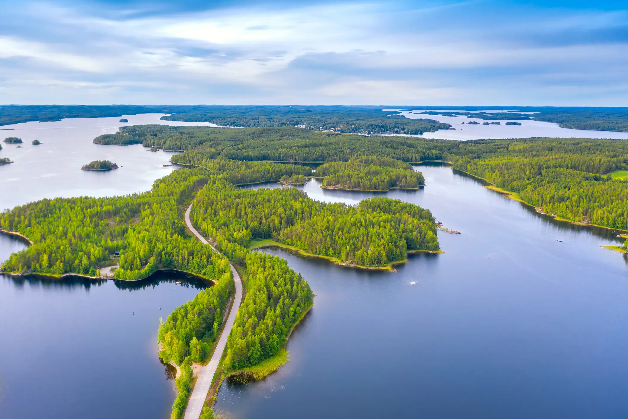 Südkarelien - Finnland, Insel, Finnland, Kiefernwäldchen, Oben Südkarelien - Finnland, Insel, Finnland, Kiefernwäldchen, Oben