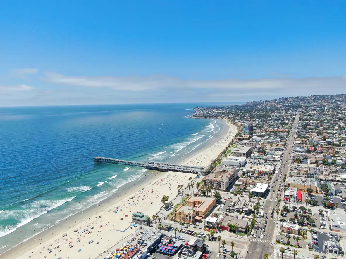 Etats Unis, Cote Ouest USA,San Diego, Pacific Beach Etats Unis, Cote Ouest USA,San Diego, Pacific Beach