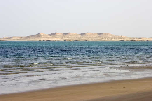 Sandstrand des Persischen Golfs, Naher Osten.