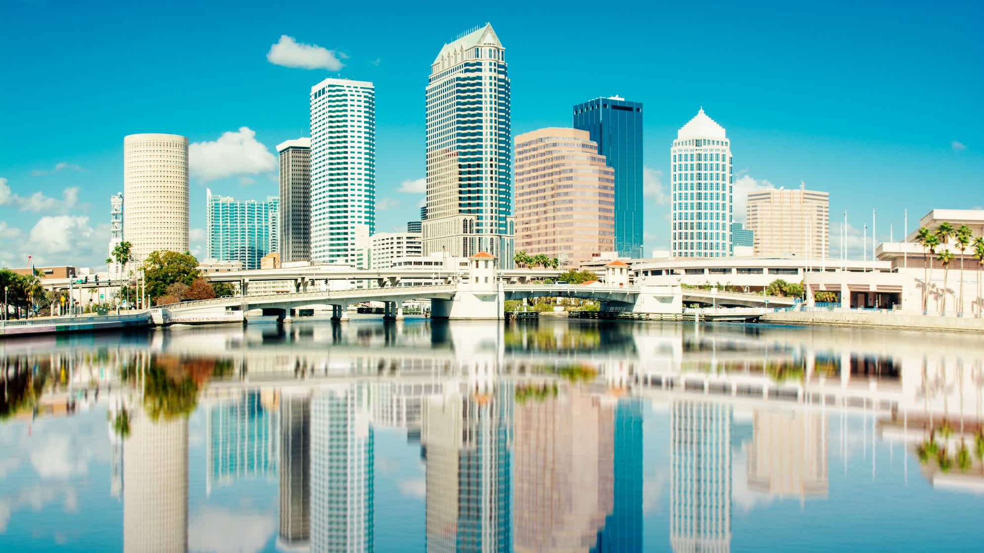 Skyline von Tampa, Florida.