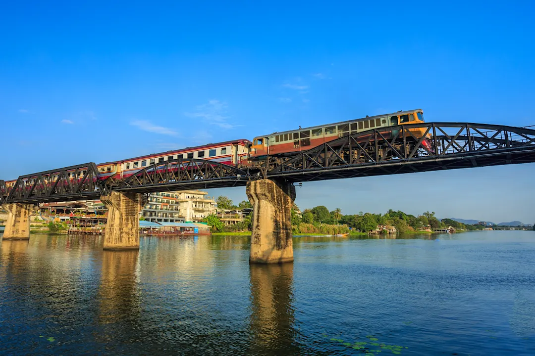 Asien Thailand Kanchanaburi Kwai Bridge Kanchanaburi Kwai Bridge
