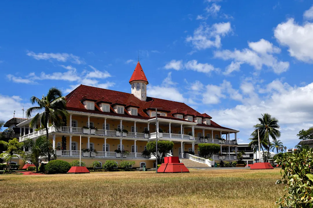 Rathaus, Papeete, Tahiti, Französisch-Polynesien