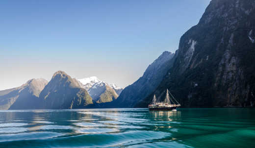 De dynamische Fjorden in Nieuw Zeeland