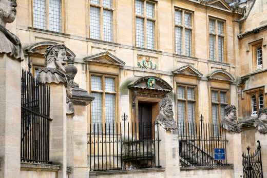 Das Ashmolean Museum in Oxford, England. 