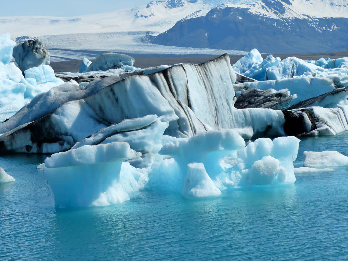 Beeindruckende Gletscherlagune Jöklulsárlón in Island 
