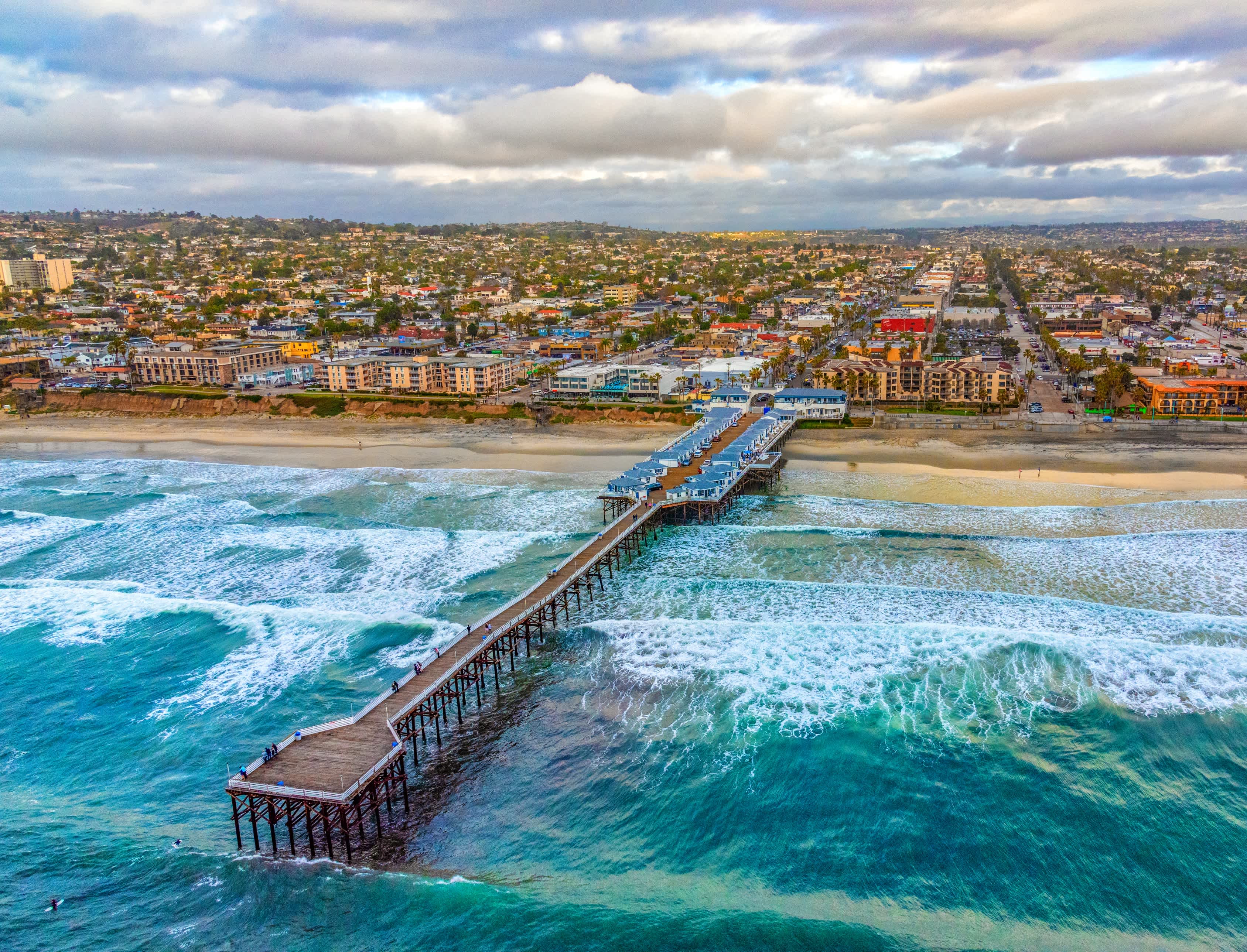 Pier von San Diego in Kalifornien, USA