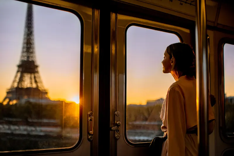 Paris - France, Train - Vehicle, People, Women, France