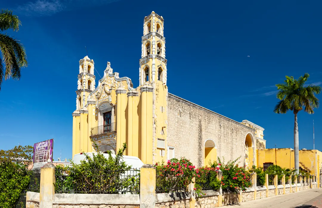 Merida, Mexiko Kirche St. Johannes der Täufer in Merida, Mexiko.