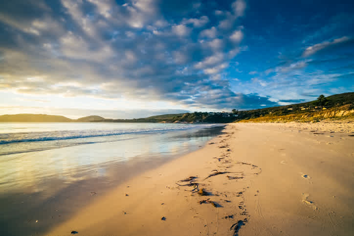Profitez des plages de l'ouest pendant votre voyage en Australie comme la plage Middleton.